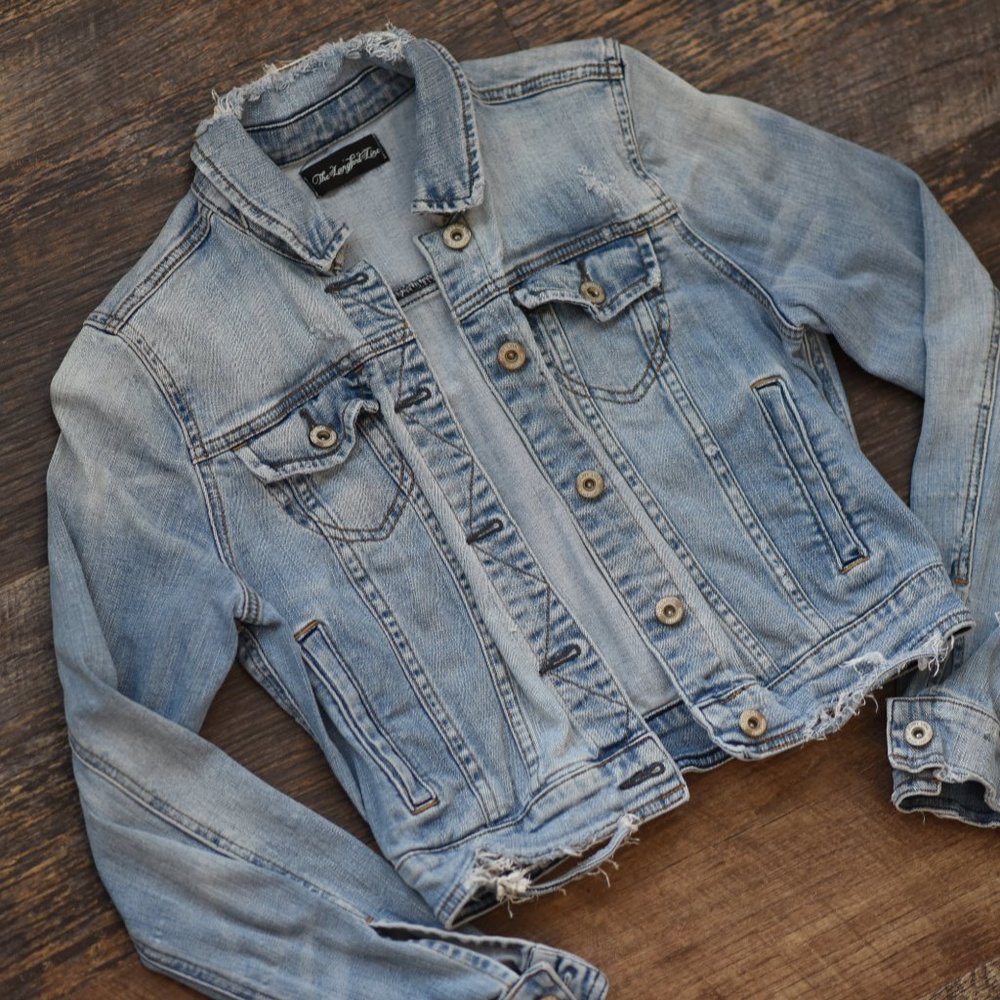 Distressed Jean Jacket
